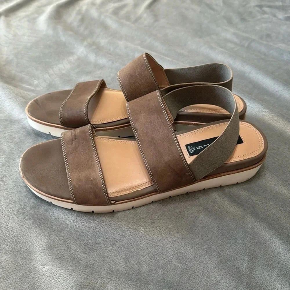 Steve by Steve Madden Gallop Taupe Sling Back Women’s Size 10 Summer Sandals